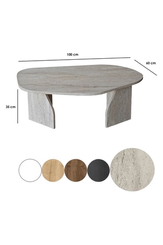 Table basse Rock - 105 x 35 x 65 cm