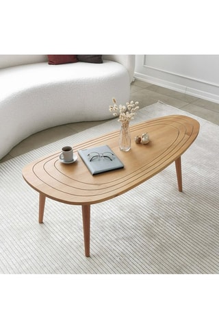 Table basse en bois de pin Sweet   - Pin - 115 x 50 x 38 cm