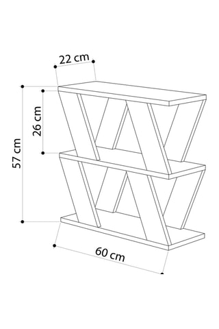 Table d'appoint - 60 x 57 x 22 cm