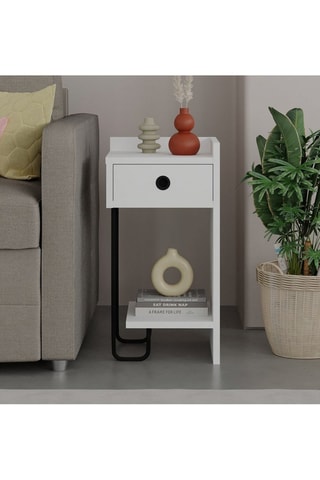 Table de chevet tiroir - 32 x 61 x 30 cm