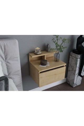 Table de chevet 1 tiroir  - 39,8 x 31,9 x 35 cm 