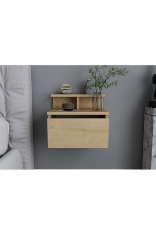 Table de chevet 1 tiroir  - 39,8 x 31,9 x 35 cm 