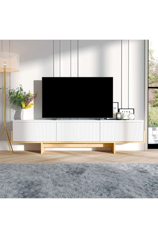 Meuble TV 3 abattants Hege - 180 x 44,6 x 30 cm