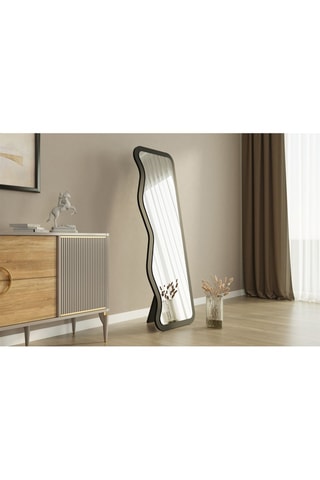 Miroir Asel - 50 x 160 x 2,2 cm - Noir