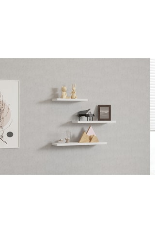 Etagère murale 3 niveaux - Blanc