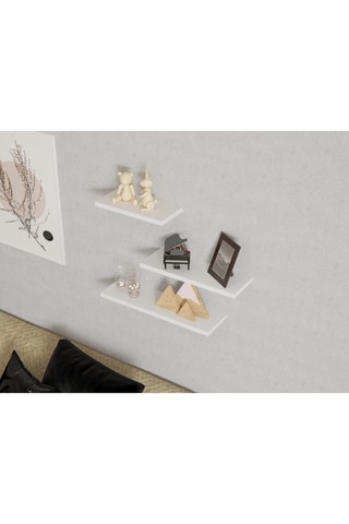 Etagère murale 3 niveaux - Blanc