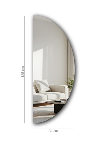 Miroir - 135 x 52 cm - Argenté