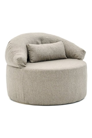 Fauteuil - Beige - En polyester