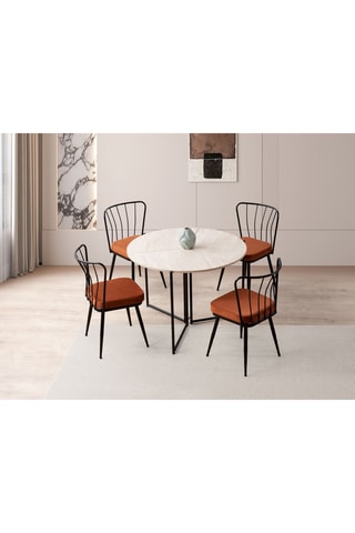 Table à manger extensible - 100 x 72,5 x 100 cm