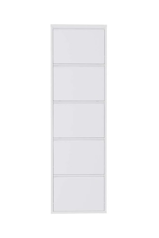 Meuble à chaussures 5 abattants - 50 x 169 x 15 cm