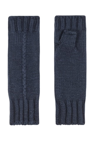 Vingerloze Handschoenen Marineblauw