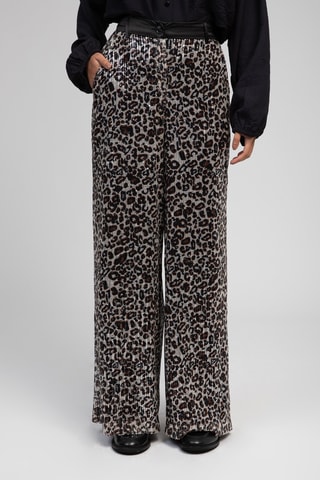 Broek Hoge Taille - Lichtgrijs en Zwart