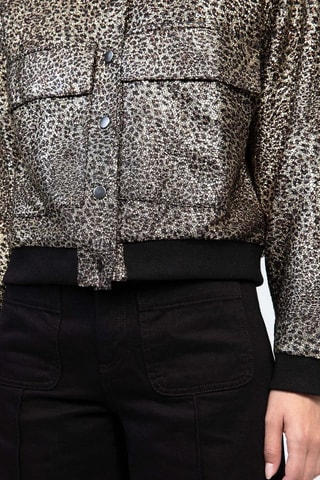 Bomberjack - Beige en Zwart