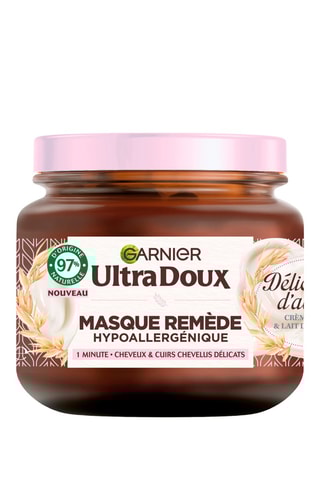 Mascarilla Remedies hipoalergénica Utra Doux - Cabello y cuero cabelludo delicados - 340 ml