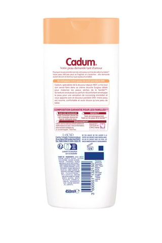 Crèmedouche met Amandelmelk Surgras Cadum - Droge Huid - 450 ml
