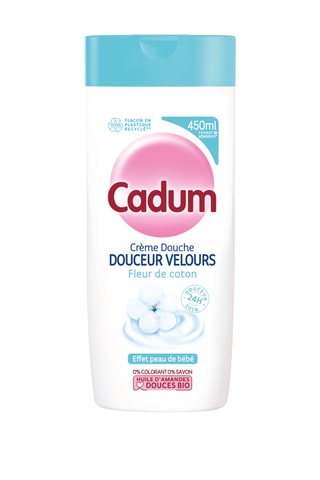 Fluweelzachte Douchecrème met Katoenbloesem Cadum - 450 ml