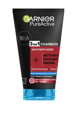 Carbón 3 en 1 anti puntos negros Pure Active - 150 ml