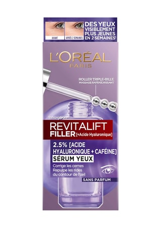 Sérum antiedad para el contorno de ojos con ácido hialurónico Revitalift Filler - 20 ml