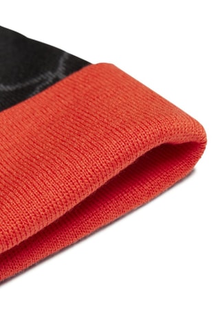 Bonnet - Noir et rouge