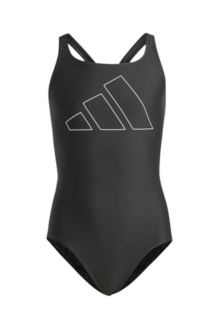 Maillot 1 pièce Performance Big Bars - Noir
