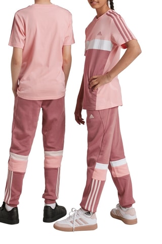 Pantalon Tiberio Colorblock - Vieux rose