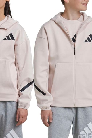 Veste de survêtement à capuche Z.N.E. - Rose poudré