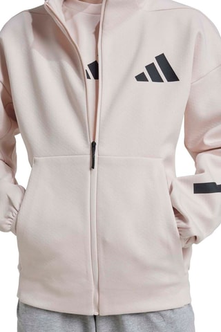 Veste de survêtement à capuche Z.N.E. - Rose poudré