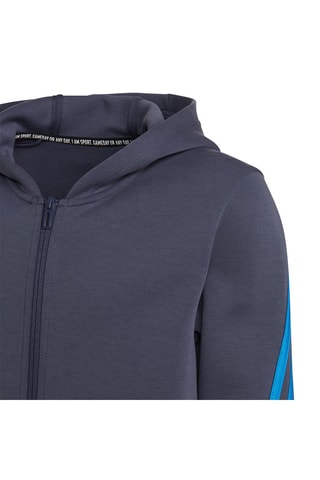 Veste à capuche Future Icons 3-Stripes - Gris-bleu