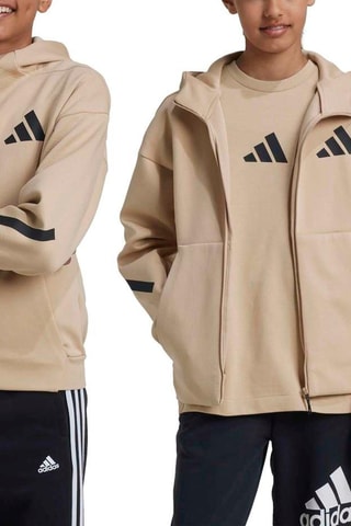 Veste de survêtement à capuche Z.N.E. - Beige