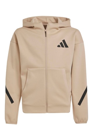 Veste de survêtement à capuche Z.N.E. - Beige