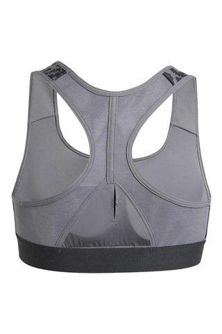 Brassière sport push-up Power React - Gris et noir