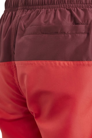 Short de bain Colorblock - Rouge