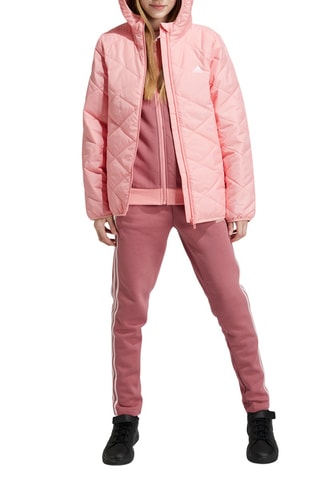 Doudoune pliable à capuche - Rose