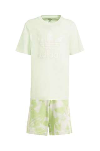 T-shirt et short Summer - Vert et blanc