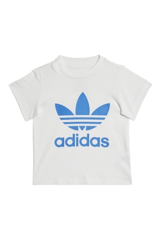 T-shirt et short Trefoil - Blanc et bleu