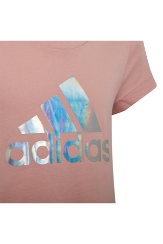 T-shirt Dance Metallic Print Rose