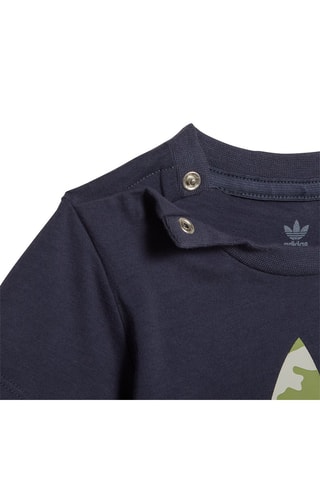 T-shirt et short Camo Bleu marine et kaki