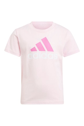 T-shirt et short Logo Essentials - Rose
