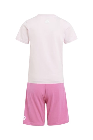 T-shirt et short Logo Essentials - Rose
