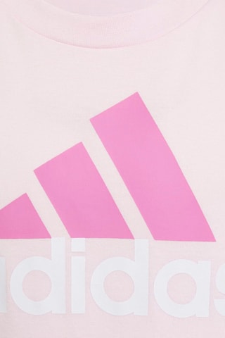 T-shirt et short Logo Essentials - Rose