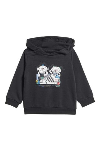 Sweat à capuche Graphics - Noir