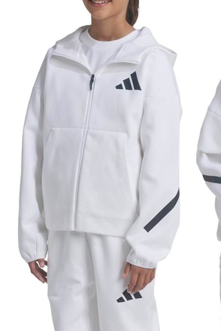 Sweat à capuche Z.N.E. - Blanc