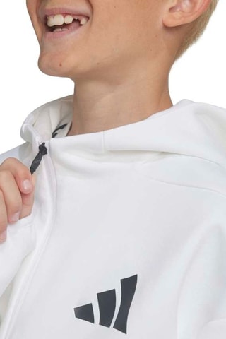 Sweat à capuche Z.N.E. - Blanc