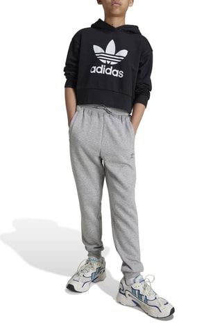 Sweat court à capuche Adicolor - Noir