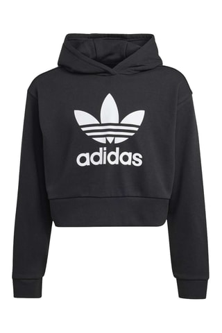 Sweat court à capuche Adicolor - Noir