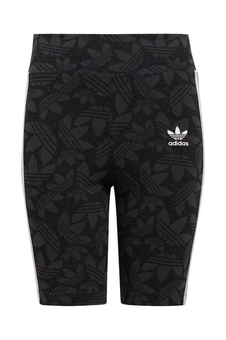 Short de cyclisme taille haute - Noir chiné et gris