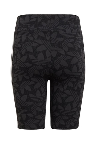 Short de cyclisme taille haute - Noir chiné et gris