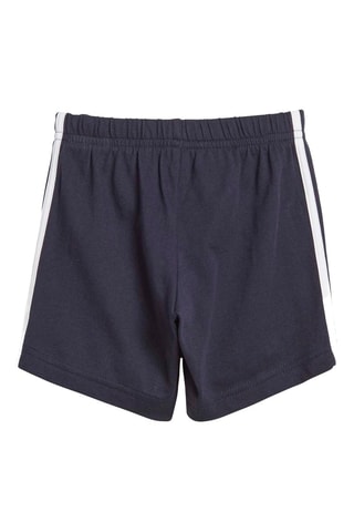 T-shirt et short en coton biologique Essentials Lineage - Bleu roi et noir