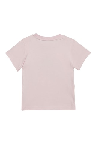 T-shirt et short en coton biologique - Rose et gris chiné
