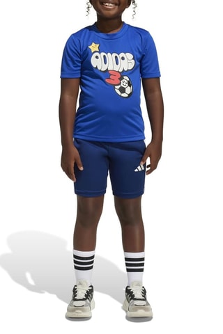 T-shirt et short d'entraînement Essentials - Bleu roi